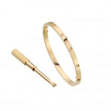 Cartier Love Bracelet SM with 10 Diamonds Yellow Gold