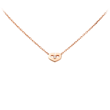 Heart Of Cartier Pendant Small Model Pink Gold Diamond