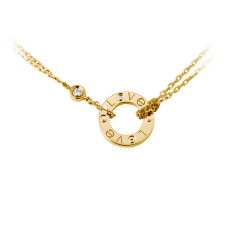 Cartier Love Necklace Yellow Gold Diamonds