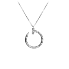 Cartier Juste Un Clou Necklace White Gold Diamonds