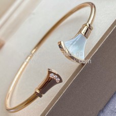 Bvlgari Divas Dream Bracelet Mother of Pearl with Diamonds Rose Gold 1:1
