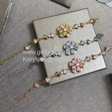 Bvlgari Divas Dream Flower Bracelets With Diamonds White Gold-Yellow Gold-Rose Gold