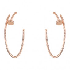 Cartier Juste Un Clou Earring 18K Pink Gold With Diamonds