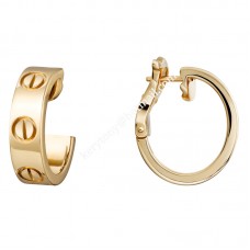 Cartier Love Clip Earrings Yellow Gold/Rose Gold/White Gold