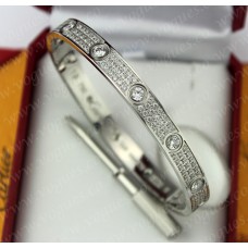 Cartier Love Bracelet Diamond-Paved White Gold Diamonds