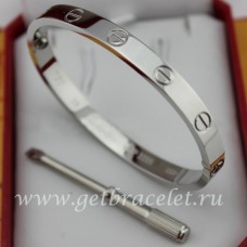 Cartier Love Bracelet For Men and Women White Gold 