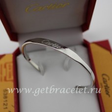 Cartier White Gold Open Bracelet