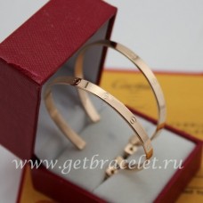 Cartier Love Earrings Pink Gold