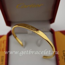 Cartier Yellow Gold Open Bracelet