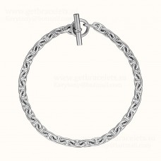 Hermes Chaine DAncre Necklace Medium White Gold