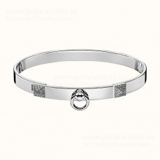 Hermes Classics Collier De Chien Bracelet White Gold/Pink Gold Reviews