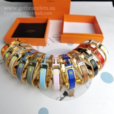 Hermes Clic Clac H Enamel Bracelet With Palladium Plated Hardware PM 12mm Price