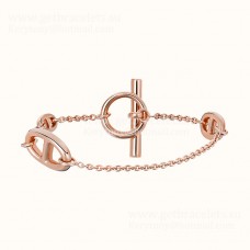 Hermes Farandole Bracelet Small Model Rose Gold/White Gold Engagement Lady Jewelry