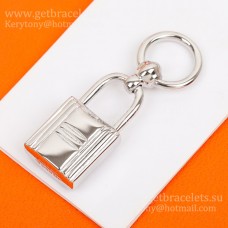 Hermes Lock Scarf Ring/Buckle in White Gold how to use