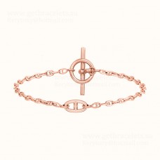Hermes Farandole Bracelet White Gold/Pink Gold
