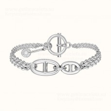 Hermes Farandole Bracelet in Silver Jewelry Valentine Gift