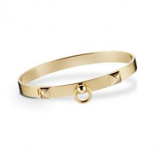 Hermes Collier de Chien Bracelet Gold