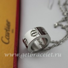Cartier LOVE White Gold Necklace