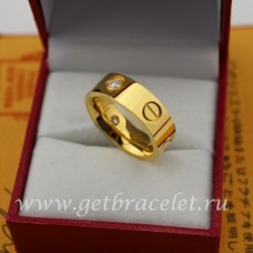 Cartier Love Ring Yellow Gold With 3 Diamonds