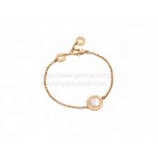 BVLGARI BVLGARI Baby Bracelet in Yellow Gold with Mother of Pearls