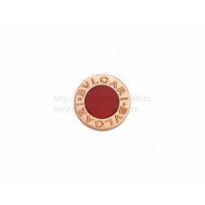 BVLGARI BVLGARI MAKE YOUR PAIR Rose Gold Single Earrings Set with Carnelian