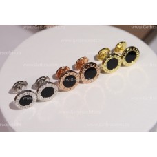 BVLGARI BVLGARI Single Earring with Onyx Element