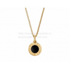 BVLGARI BVLGARI necklace Yellow Gold Chain with Onyx