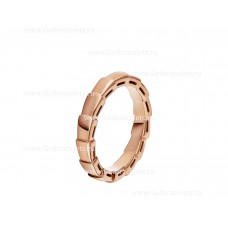 BVLGARI Serpenti Viper Wedding Band in 18k Rose Gold