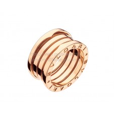 Bvlgari B.zero1 4-Band Rose Gold Ring