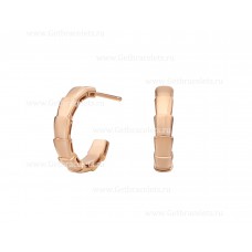 Bvlgari Serpenti Viper 18K Rose Gold Earrings