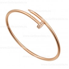 Cartier Juste Un Clou SM Pink Gold Bracelet with Diamonds