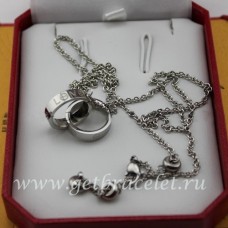 Cartier Love Necklace White Gold