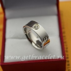 Cartier Love Ring White Gold With 3 Diamonds