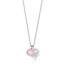 Return To Tiffany Double Round Pendant Necklace Valentines Day Gift