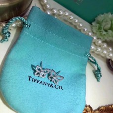 Tiffany Dupe Butterfly Ear-stud With Crystals Sweet Pretty Jewelry