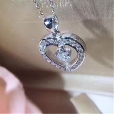 Tiffany Heart In Heart Crystal Pendant Necklace Price List USA