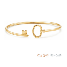 Tiffany Keys Wire Bracelet Sterling Silver Modern Designer Jewelry