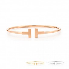 Tiffany T Narrow Wire Bracelet Sterling Silver