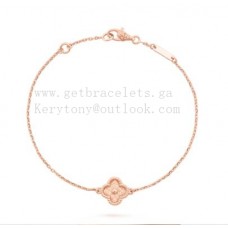Van Cleef Arpels Sweet Alhambra Bracelet Rose Gold