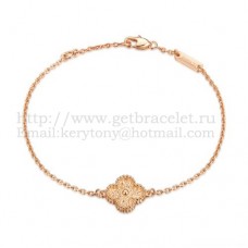 Van Cleef Arpels Alhambra Bracelet Pink Gold