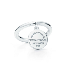 Return To Tiffany Round Tag Pendant Sterling Silver Jewelry